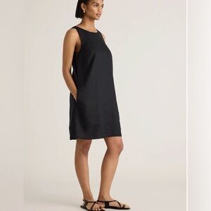 100% European Linen Tank Mini Dress